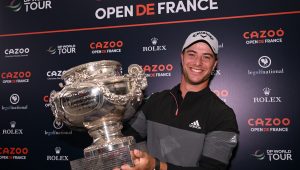 Guido Migliozzi Open de France trophy 25 Sep 2022