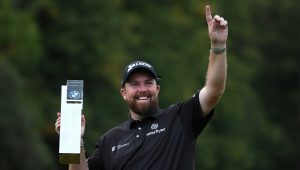 Shane Lowry BMW PGA Championship trophy 2022