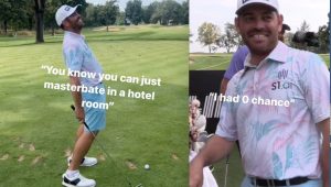 Louis Oosthuizen jerked off