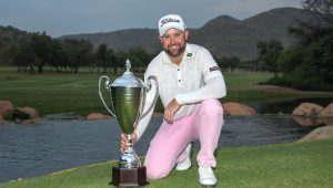 Stephen Ferreira Blue Label Challenge trophy 2022