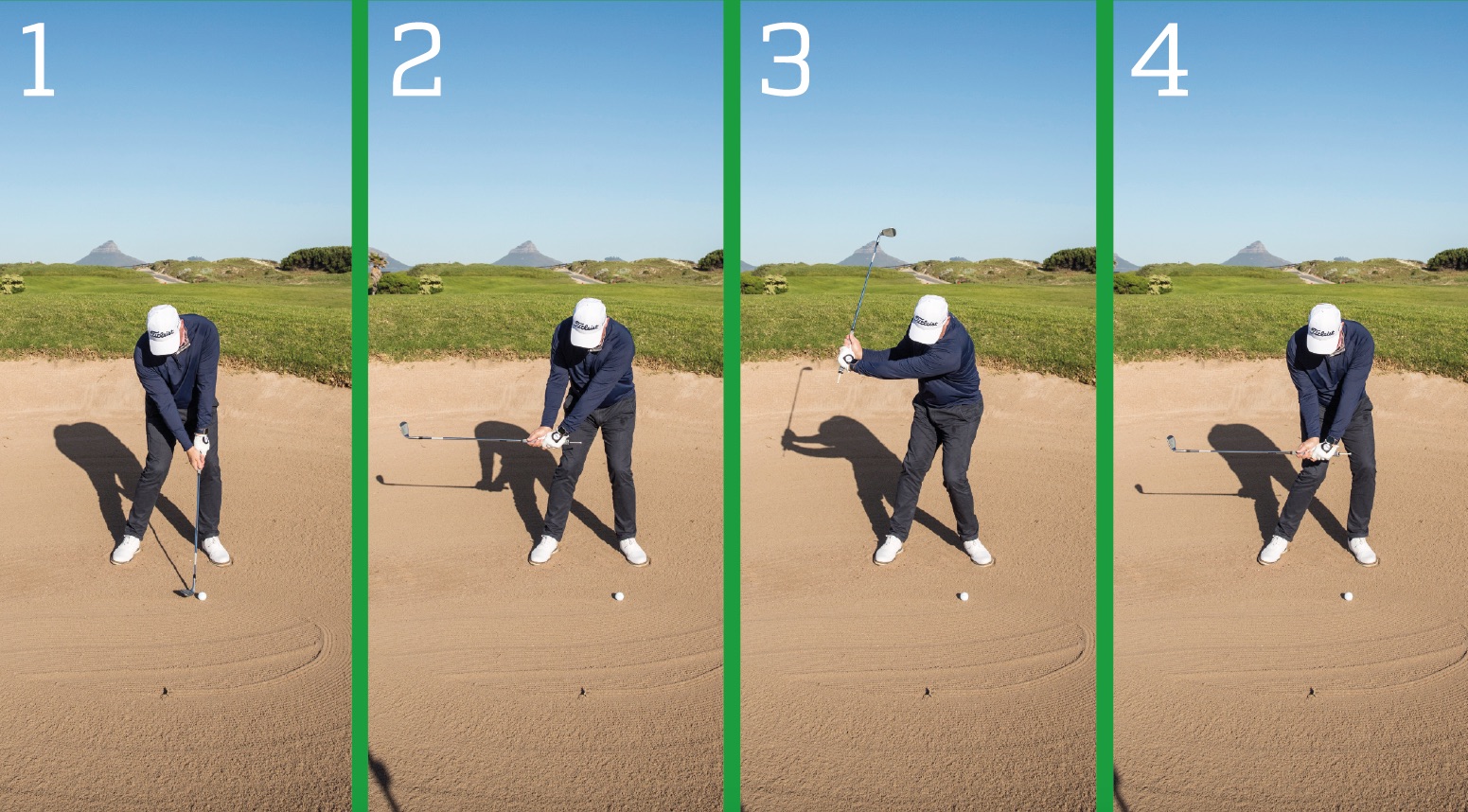 Instruksi golf: Turun ke tee