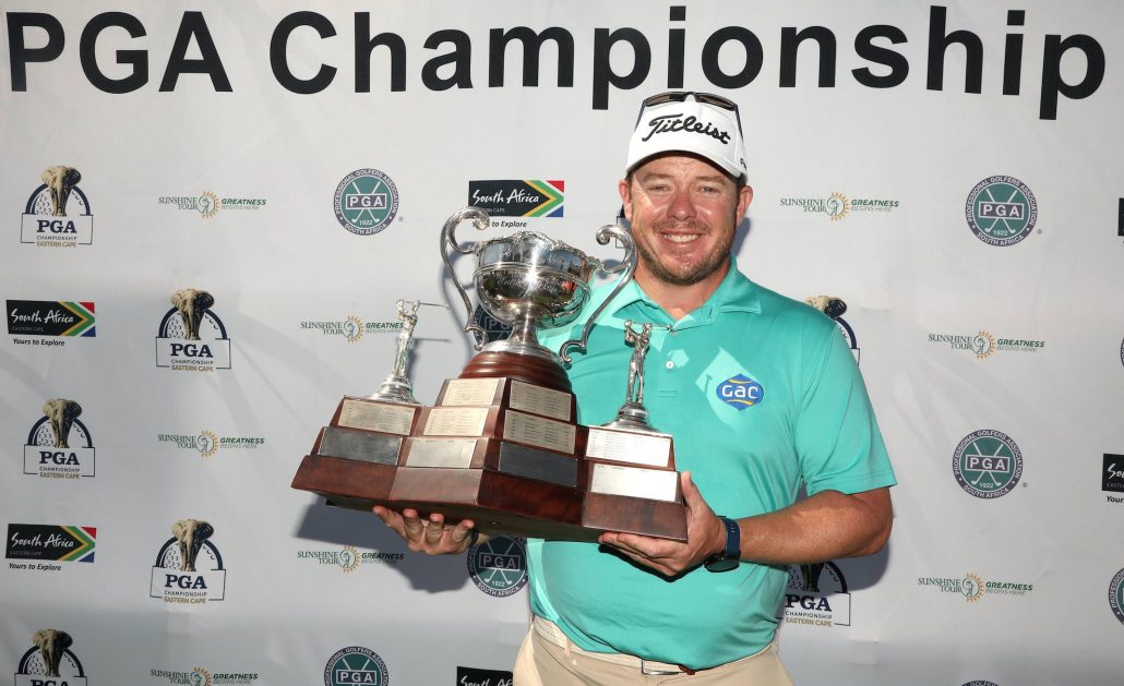 George Coetzee PGA Championship trophy 2022