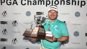 George Coetzee PGA Championship trophy 2022