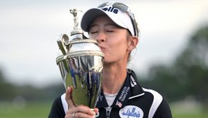 Nelly Korda Pelican trophy 14 Nov 2022