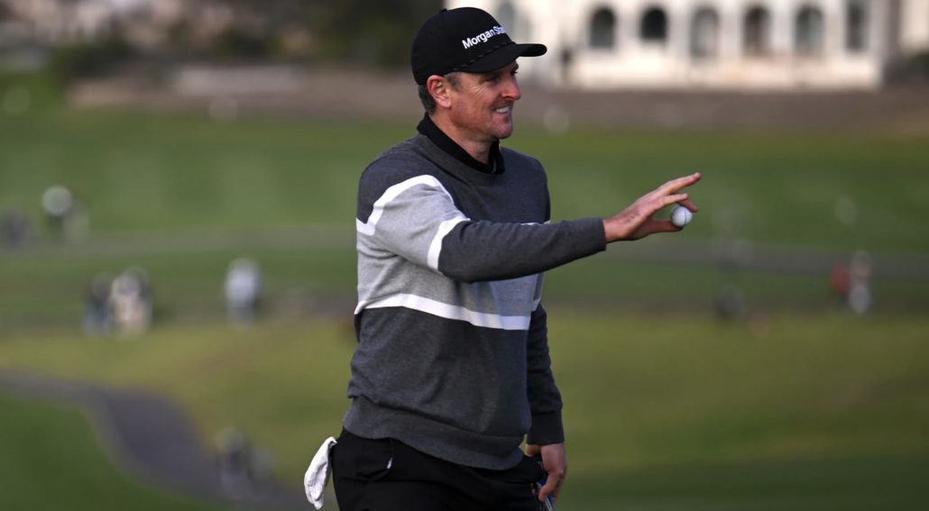 Justin Rose Pebble Beach 5 Feb 2023