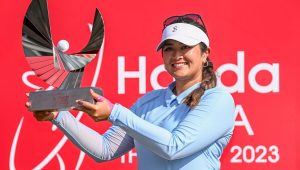 Lilia Vu LPGA Thailand trophy 2023