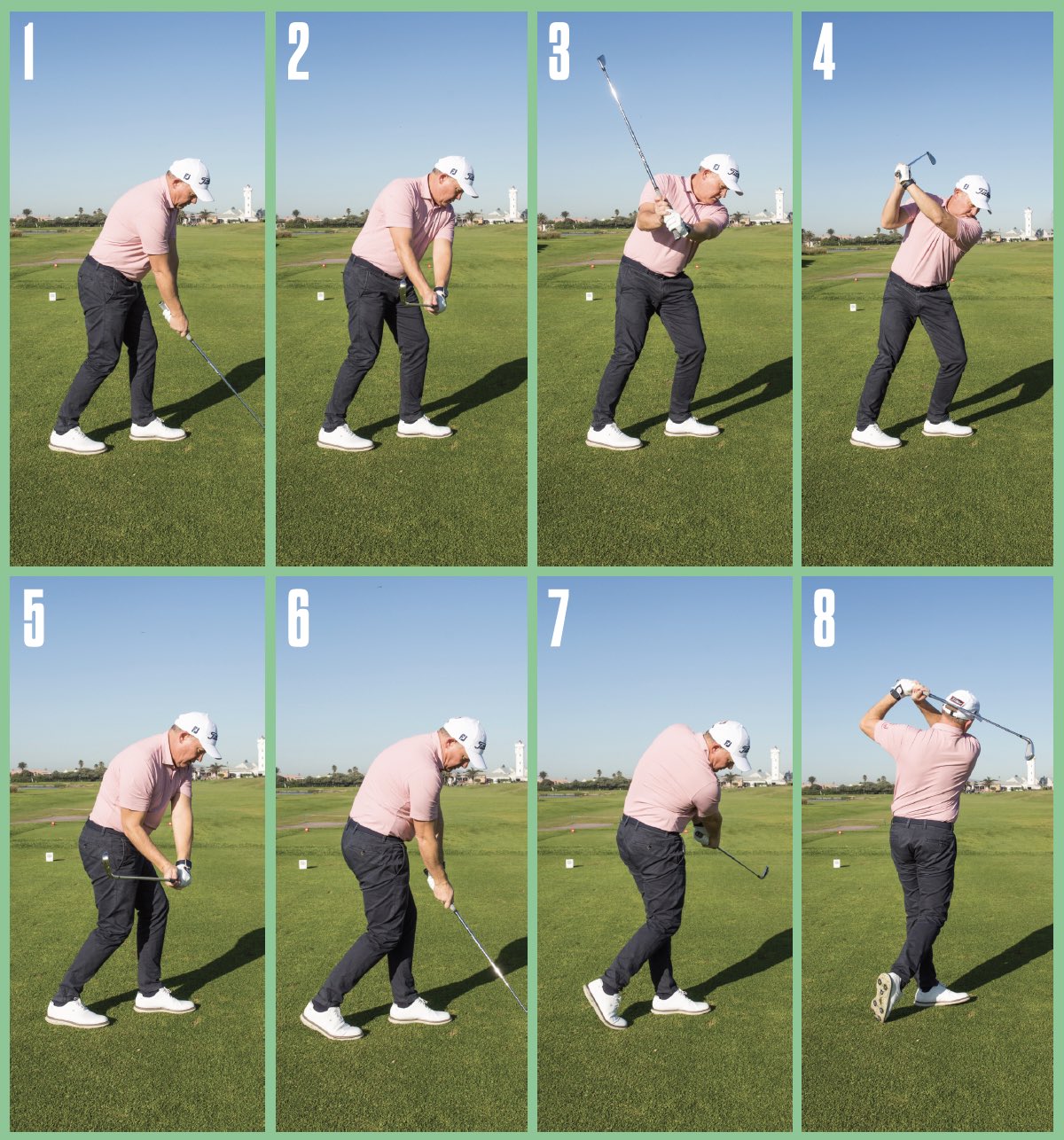 Instruksi golf: Latihan kaki kanan