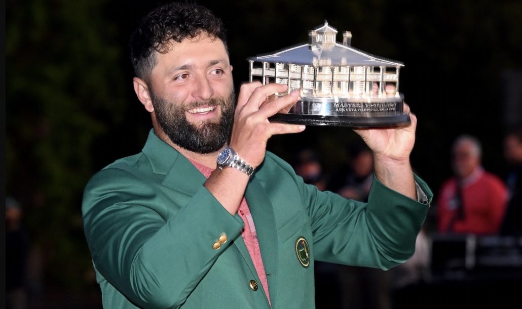 Jon Rahm Masters trophy 2023