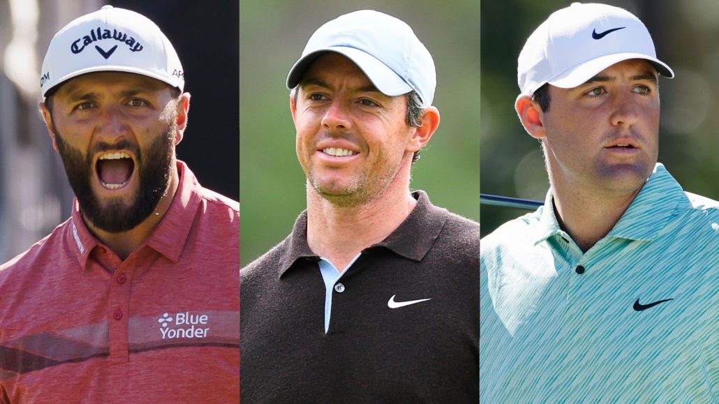 Jon Rahm Rory McIlroy Scottie Scheffler