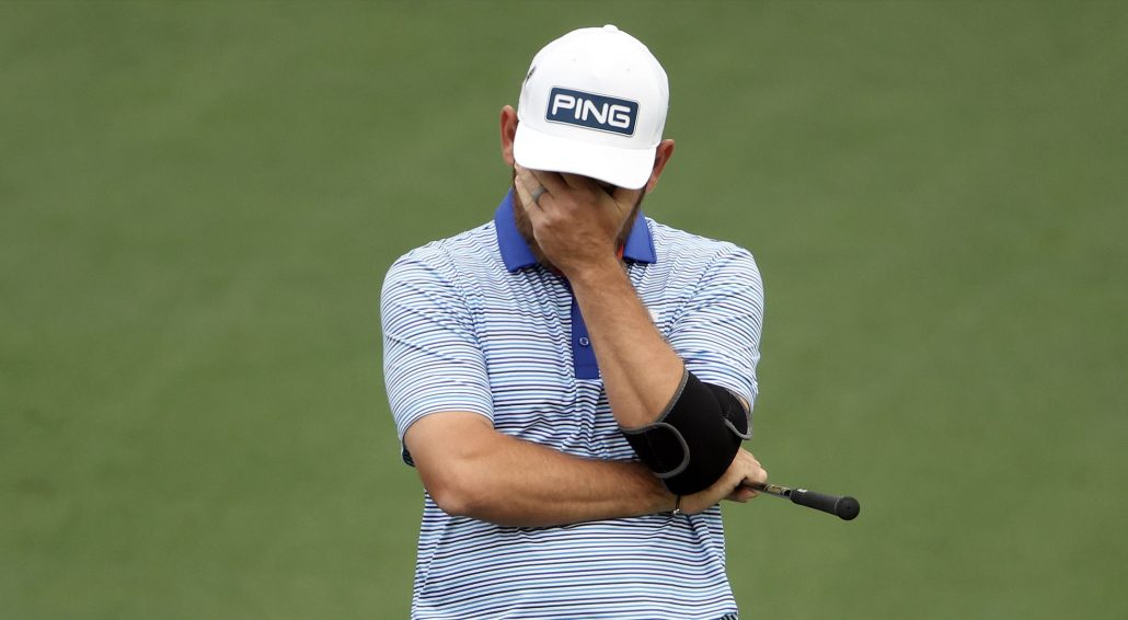 Louis Oosthuizen Masters dejected 2023