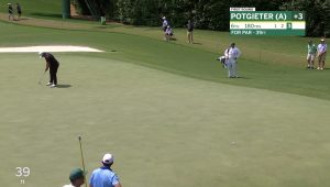 Potgieter Longest putts The Masters (Round 1)