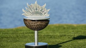 The Tour Championship trophy