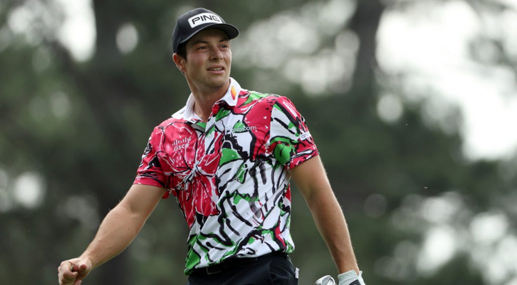 Viktor Hovland shirt Masters 7 Apr 2023