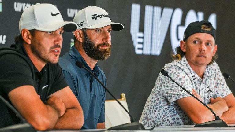 Brooks Koepka Cameron Smith Dustin Johnson