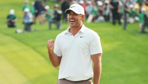 Brooks Koepka celebrates PGA 21 May 2023