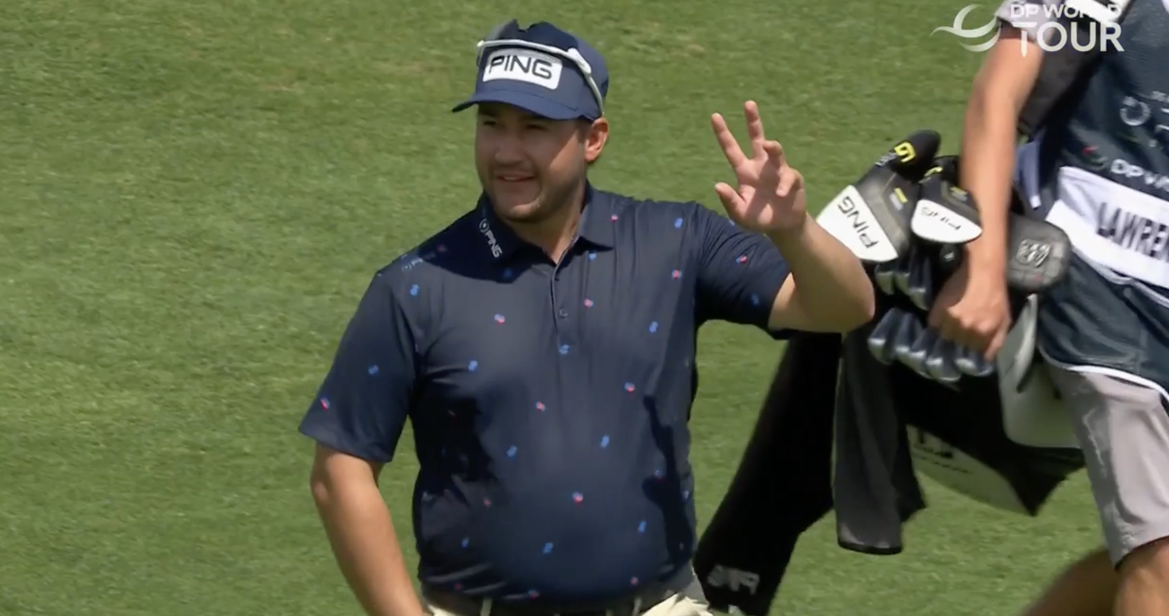 Thriston Lawrence Italian Open hole in one 2023