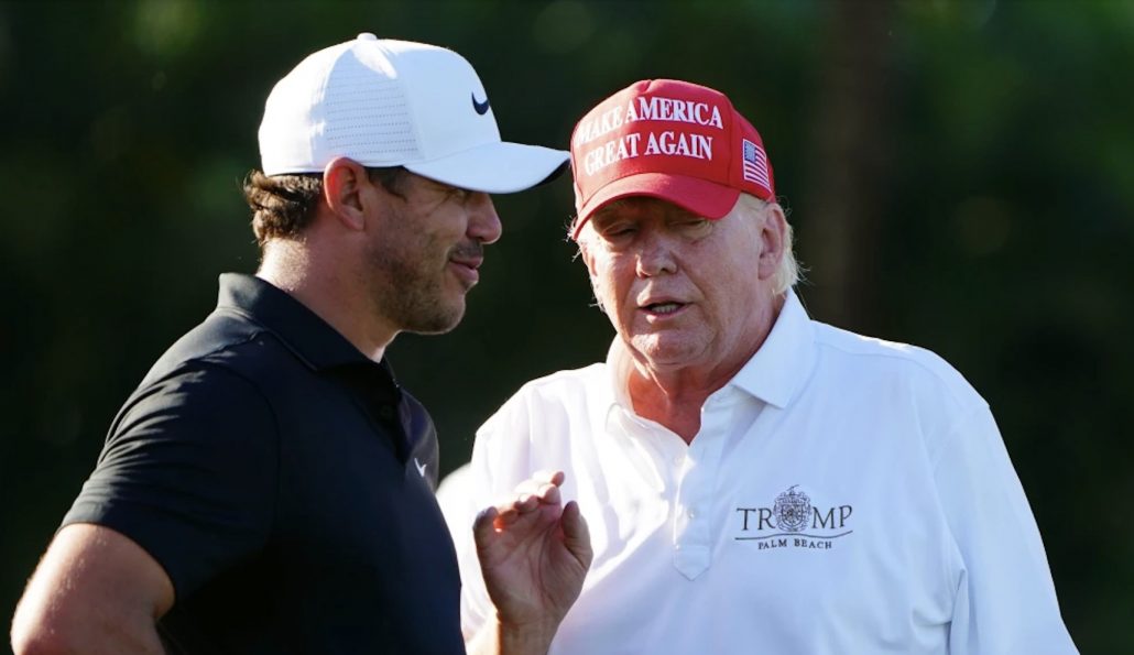 Brooks Koepka Donald Trump