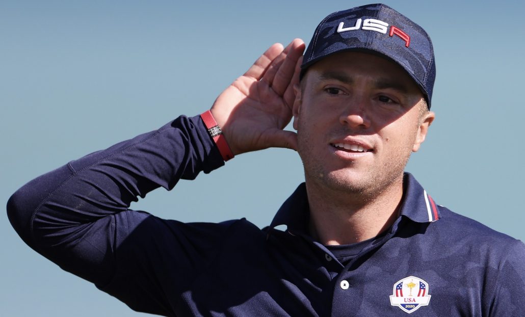 Justin Thomas ear Ryder Cup