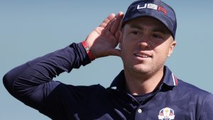 Justin Thomas ear Ryder Cup