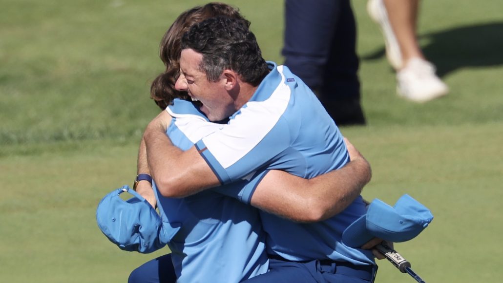 Rory McIlroy Tommy Fleetwood Ryder Cup Richard Heathcote Getty Images