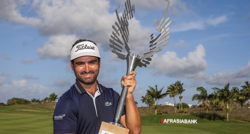 Antoine Rozner Mauritius Open trophy