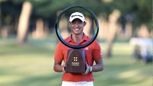 Collin Morikawa Zozo trophy 22 Oct 2023 Lintao Zhang Getty Images