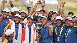 Europe celebrate Ryder Cup 2023 Patrick Smith Getty Images