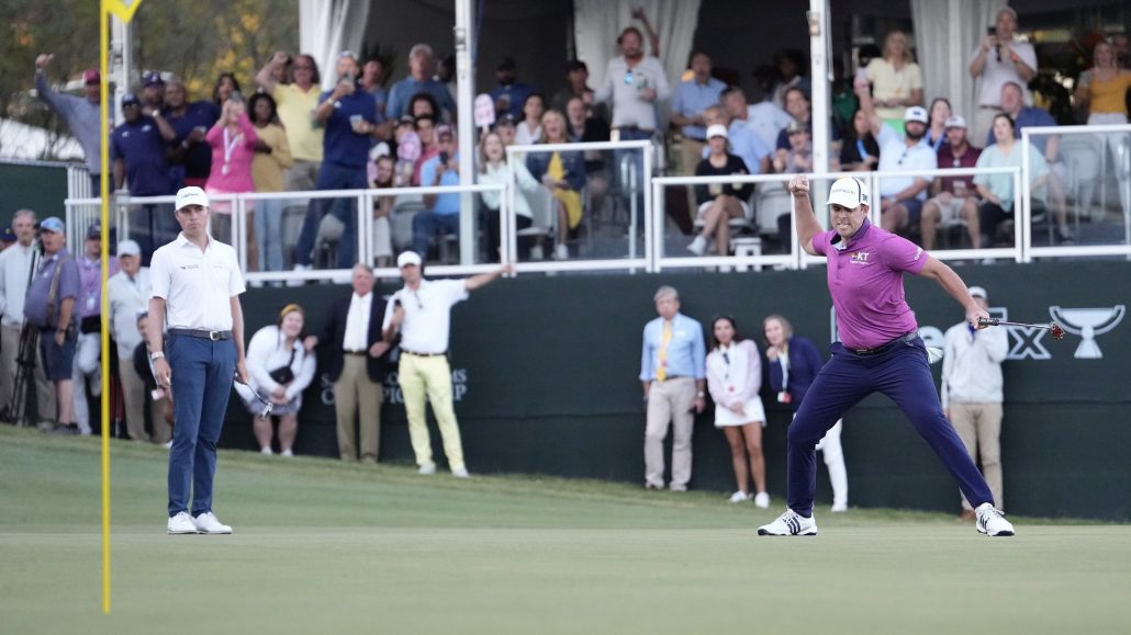 Luke List putt 8 Oct 2023 Raj Mehta Getty Images