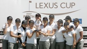 Team Asia win 2007 Lexus Cup Paul Kane:Getty Images