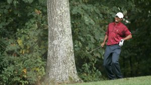 Tiger Woods back pain Jamie Squire Getty Images