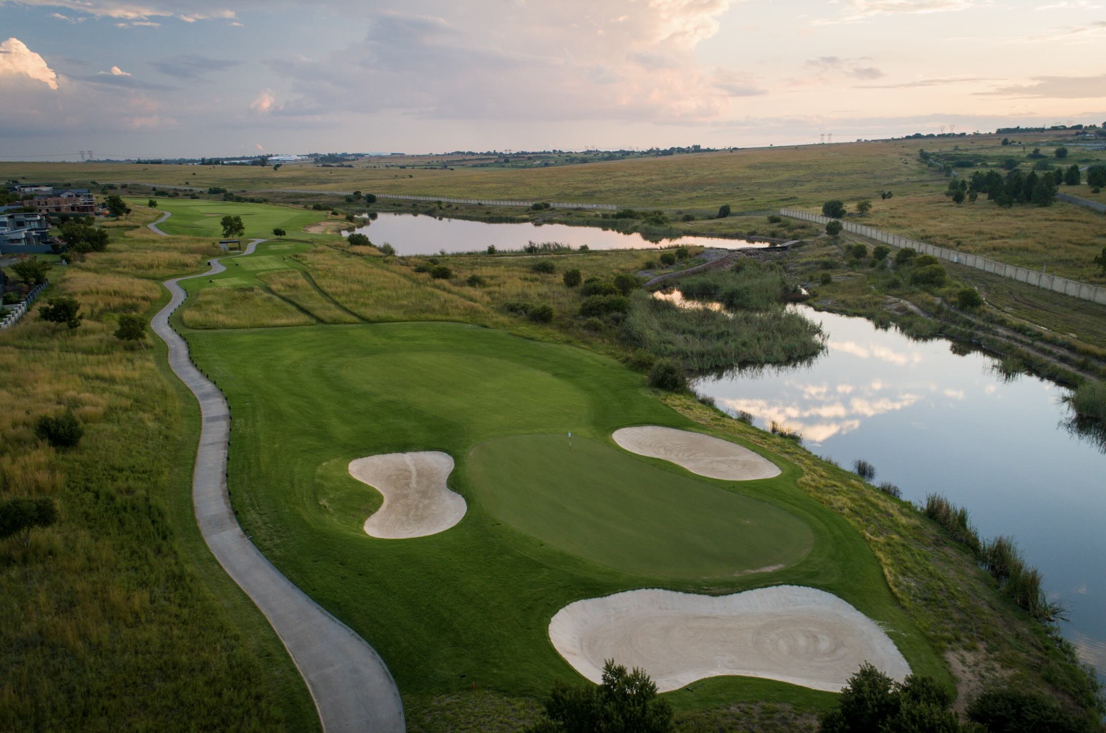 5th hole at The Els Club Copperleaf