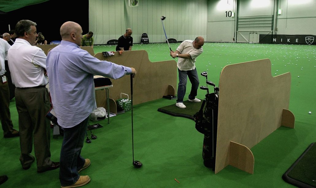 Indoor driving range Richard Heathcote Getty images