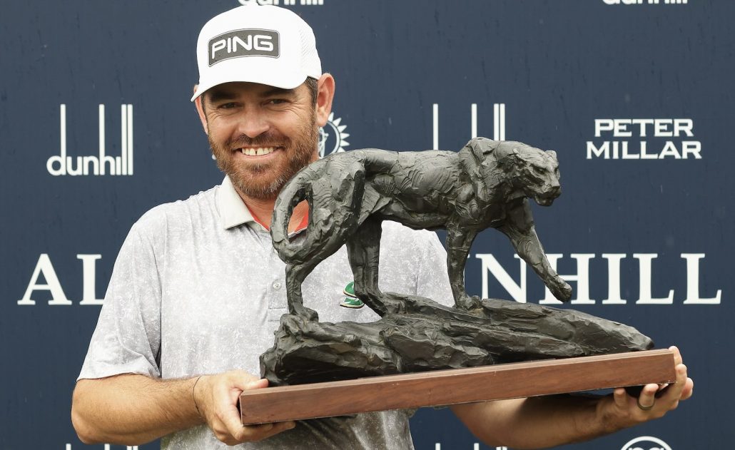 Louis Oosthuizen Alfred Dunhill Championship trophy 2023