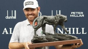 Louis Oosthuizen Alfred Dunhill Championship trophy 2023