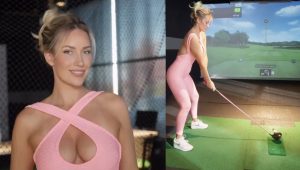 Paige Spiranac golf swing