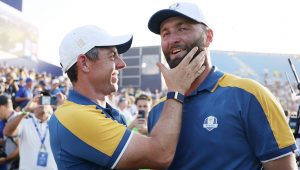 Rory McIlroy Jon Rahm Ryder Cup 2023 Patrick Smith Getty Images