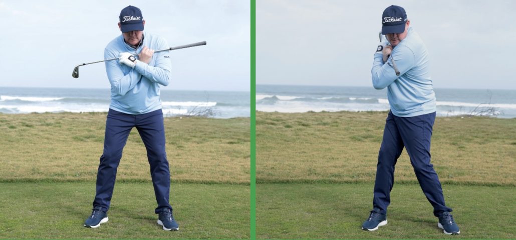Golf instruction: Shoulder to the wheel