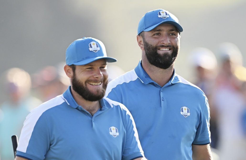 Jon Rahm Tyrrell Hatton 2023 Ross Kinnaird Getty Images