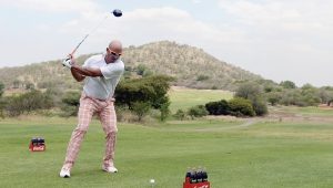 Herschelle Gibbs golf 2013 Duif du Toit Gallo Images