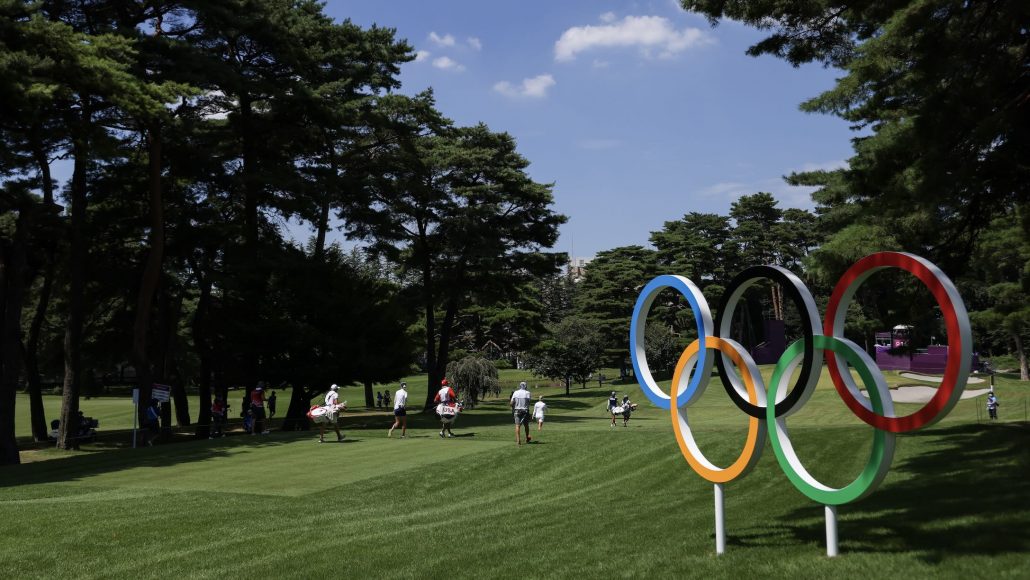 Olympic Games rings Chris Trotman Getty Images