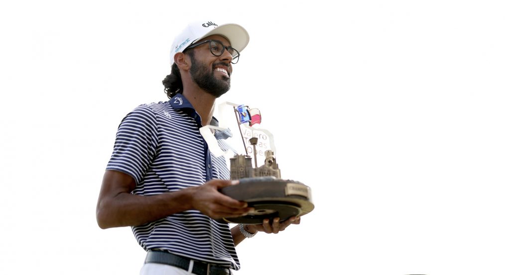 Akshay Bhatia Texas trophy 7 Apr 2024 Brennan Asplen Getty Images