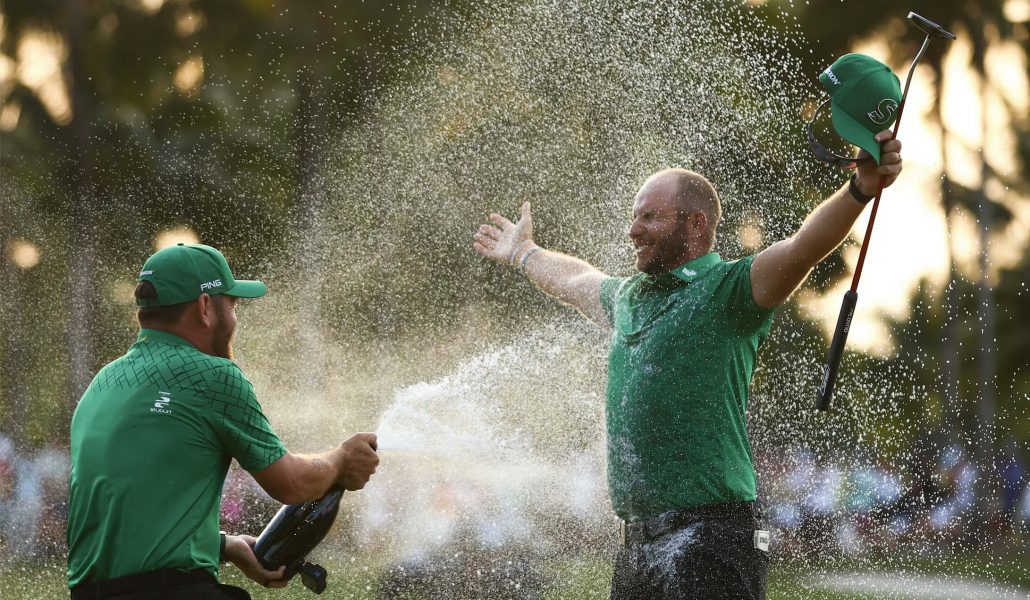 Dean Burmester Louis Oosthuizen 7 Apr 2024 Megan Briggs Getty Images