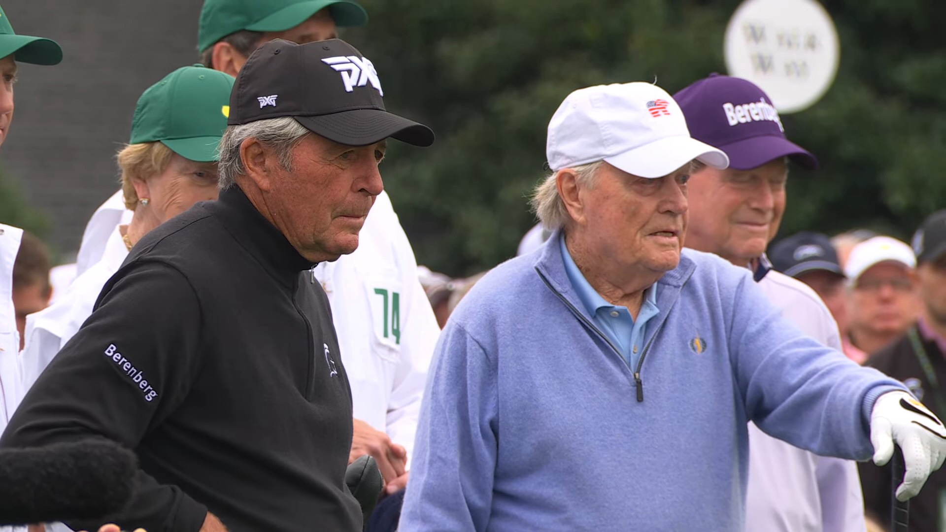 Watch Honorary starters at 2024 Masters