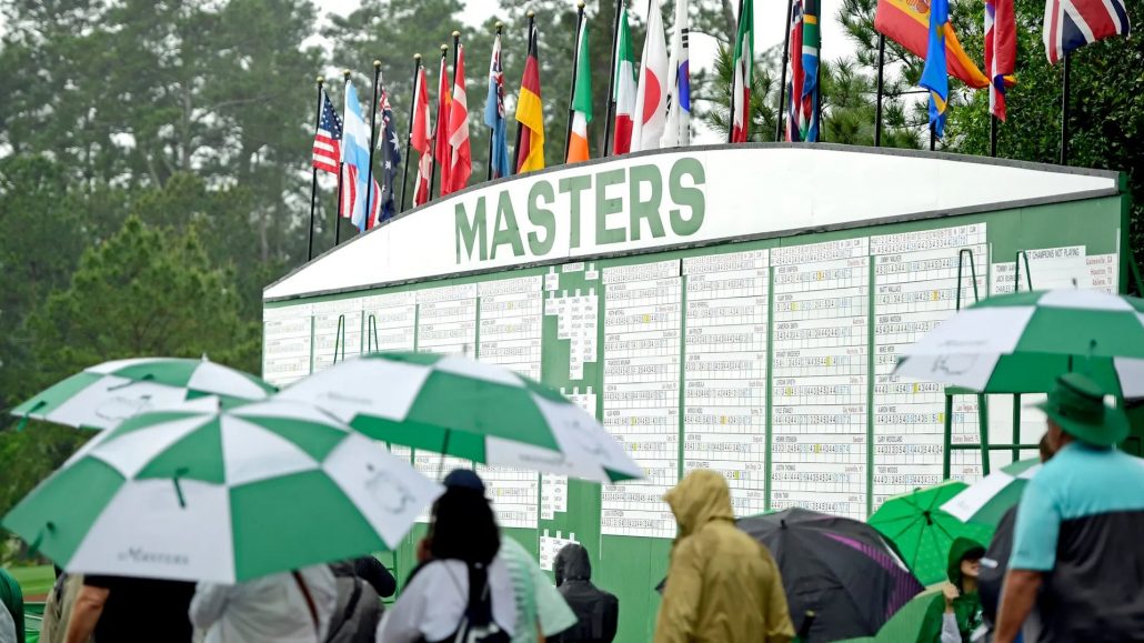 Masters rain 11 Apr 2024