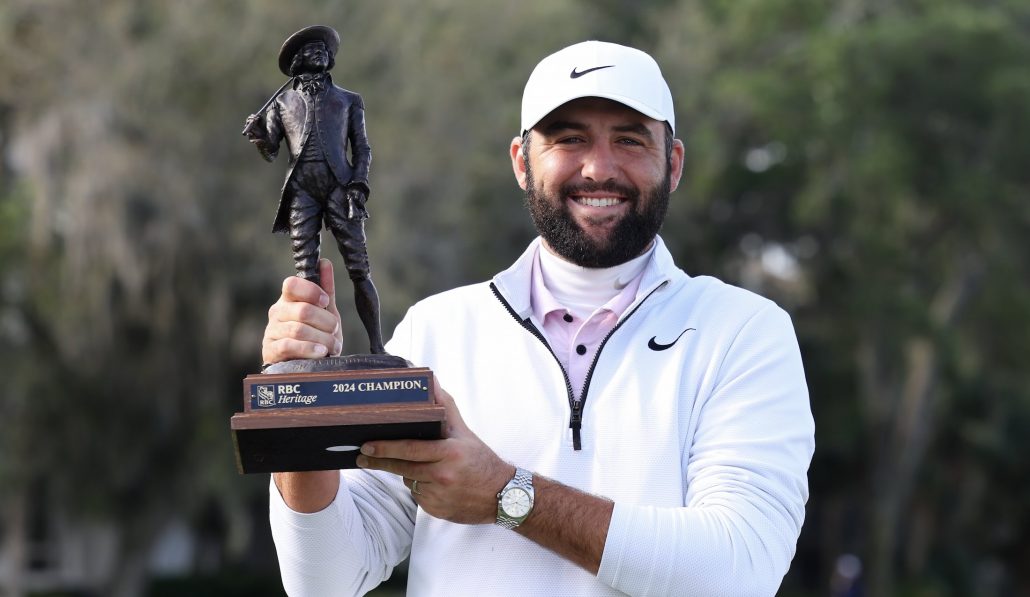 Scottie Scheffler 22 Apr 2024 Andrew Redington Getty Images