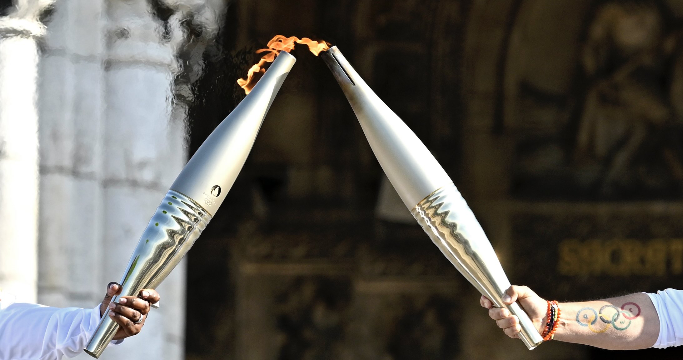 2024 Olympics torch Kristy Sparow Getty Images