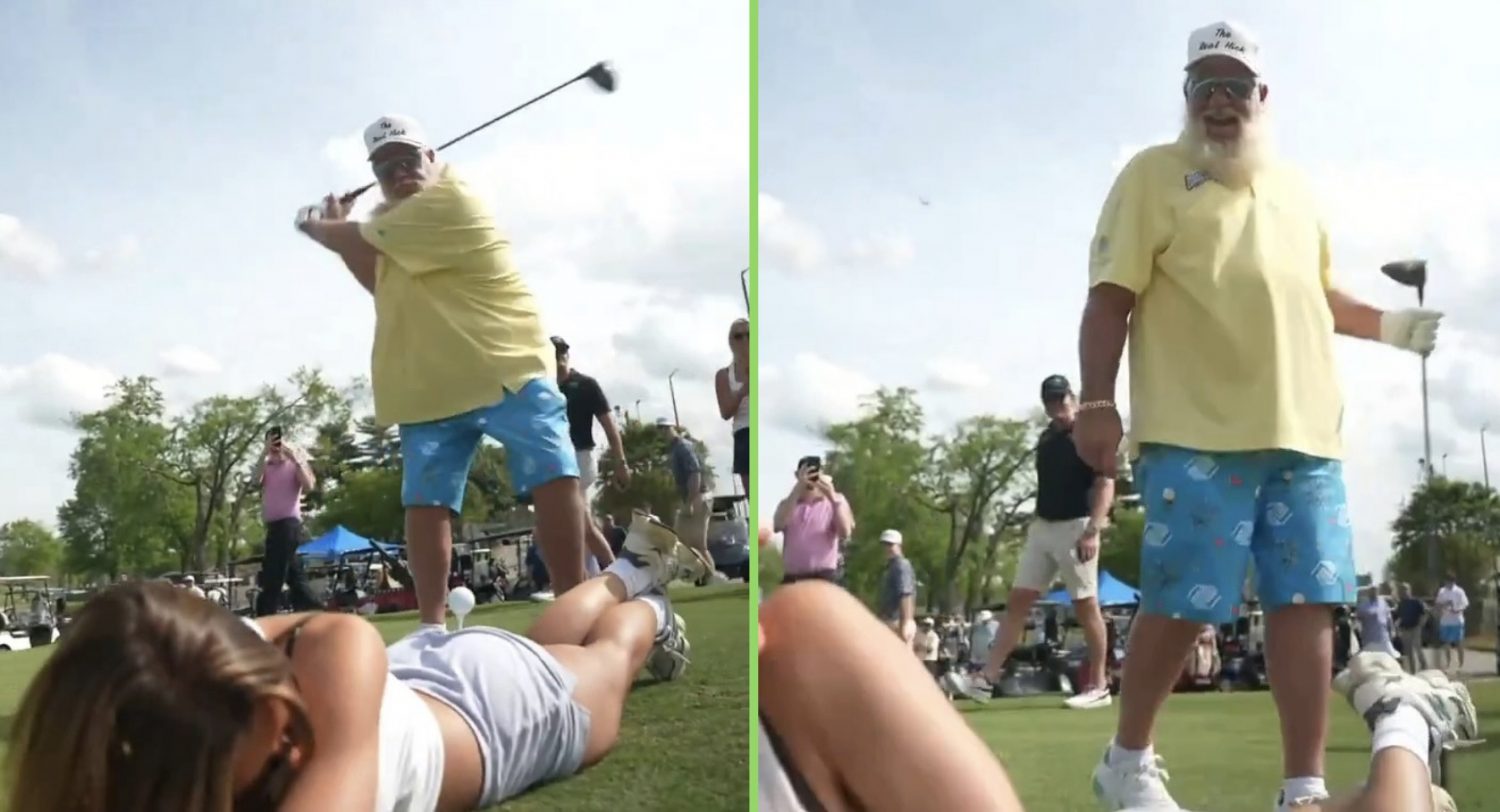 John Daly gets cheeky
