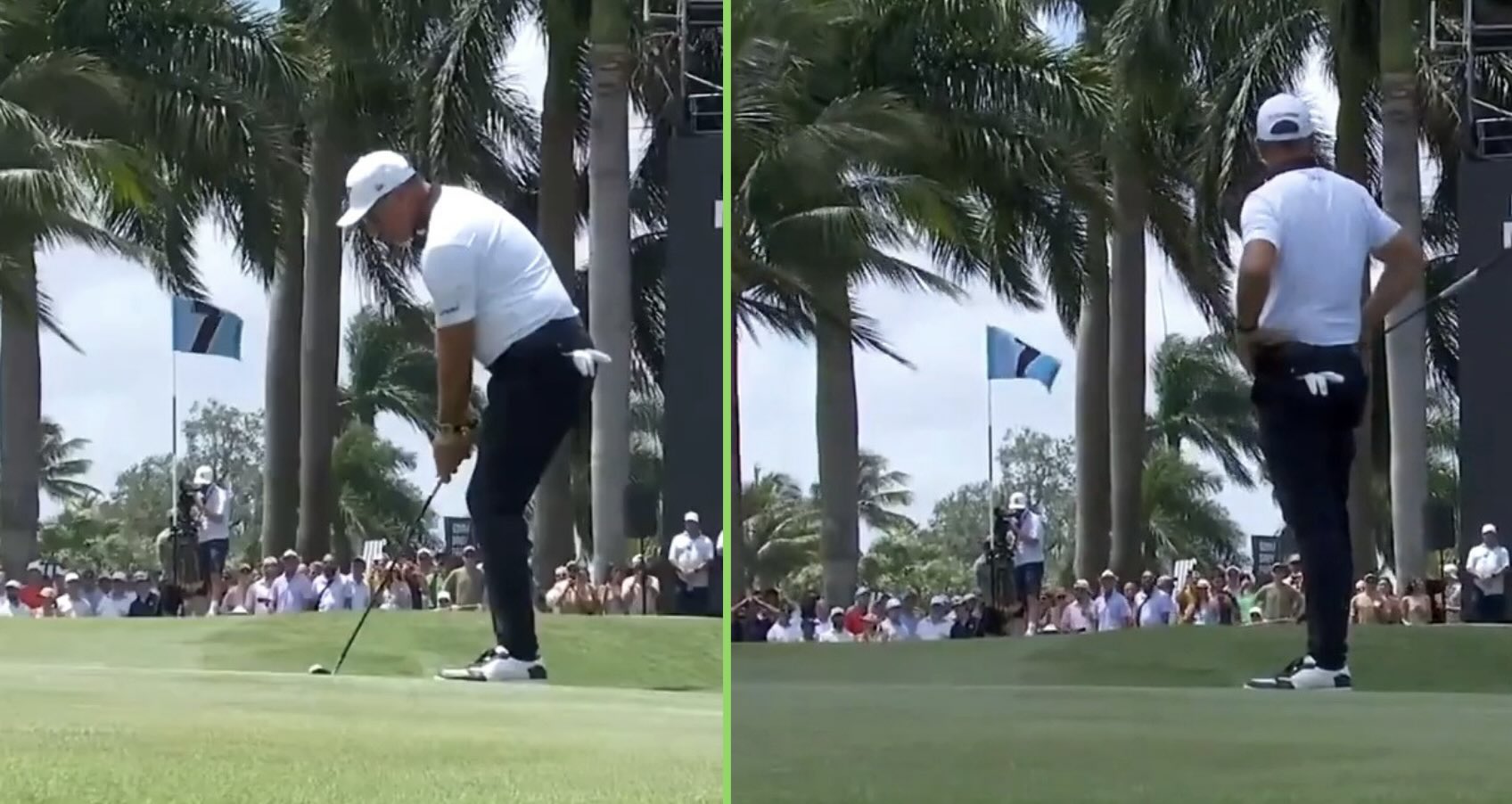 Watch Brutal luck for Mickelson