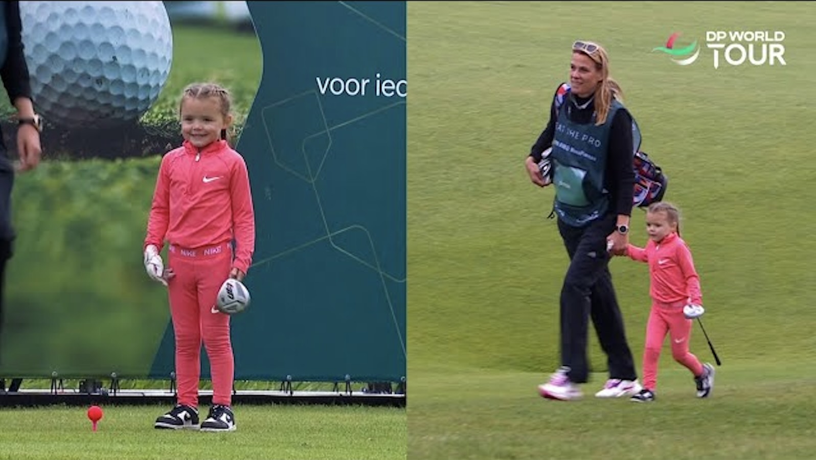 FOUR-YEAR-OLD Plays Golf Against Pros
