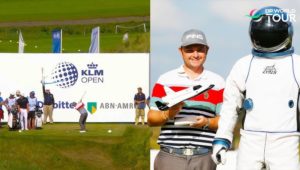 When pro golfer won trip to space